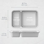 Bentgo Prep 2-Compartment Meal Prep Containers (20-Piece)
