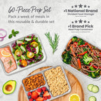 Bentgo Prep 60-Piece Meal Prep Kit