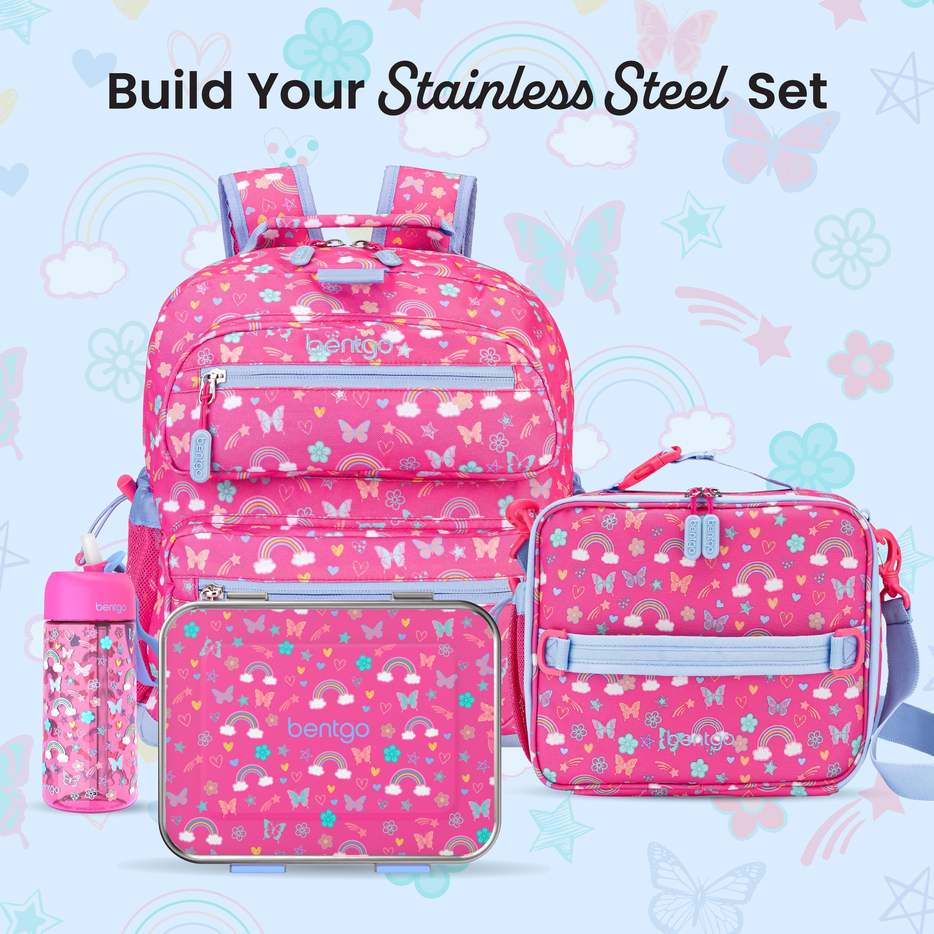Bentgo Kids Stainless Steel Prints Lunch Box